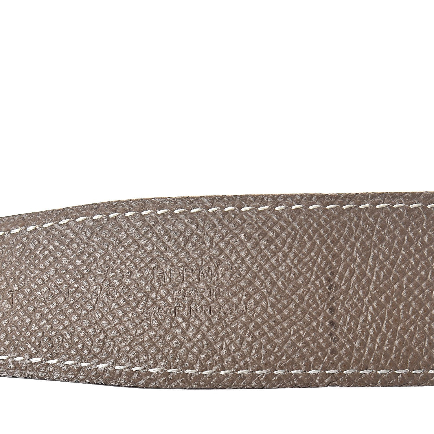 Hermes Epsom Swift Quiz H 32mm Belt 100 Black Etoupe 6 of 6