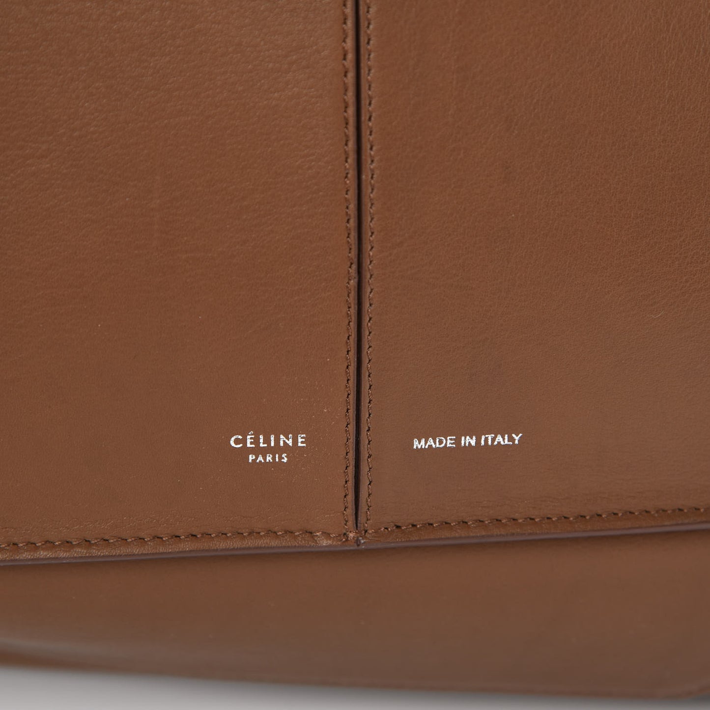 Calfskin Medium Tri-Fold Bag Taupe