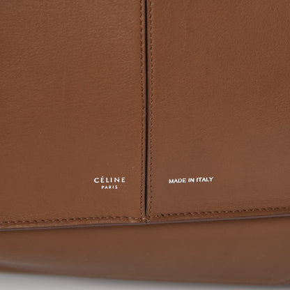 Celine Calfskin Medium Tri-Fold Bag Taupe 6 of 7