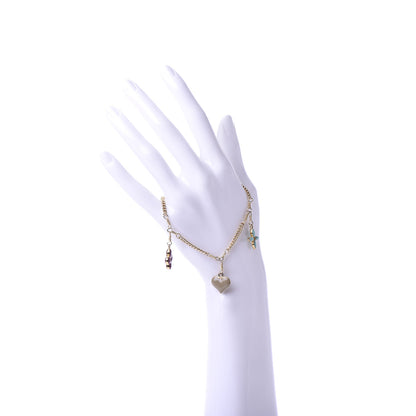 Louis Vuitton Sweet Monogram Charm Bracelet Gold 3 of 7