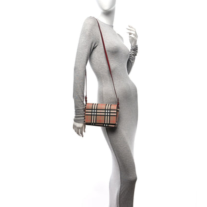 Burberry House Check Tartan Mix Hampshire Crossbody 2 of 9