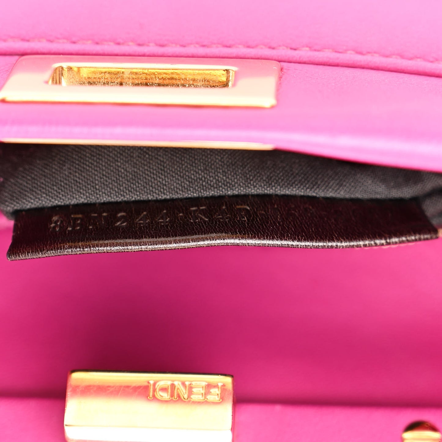 Nappa Mini Peekaboo Iconic Satchel Magenta