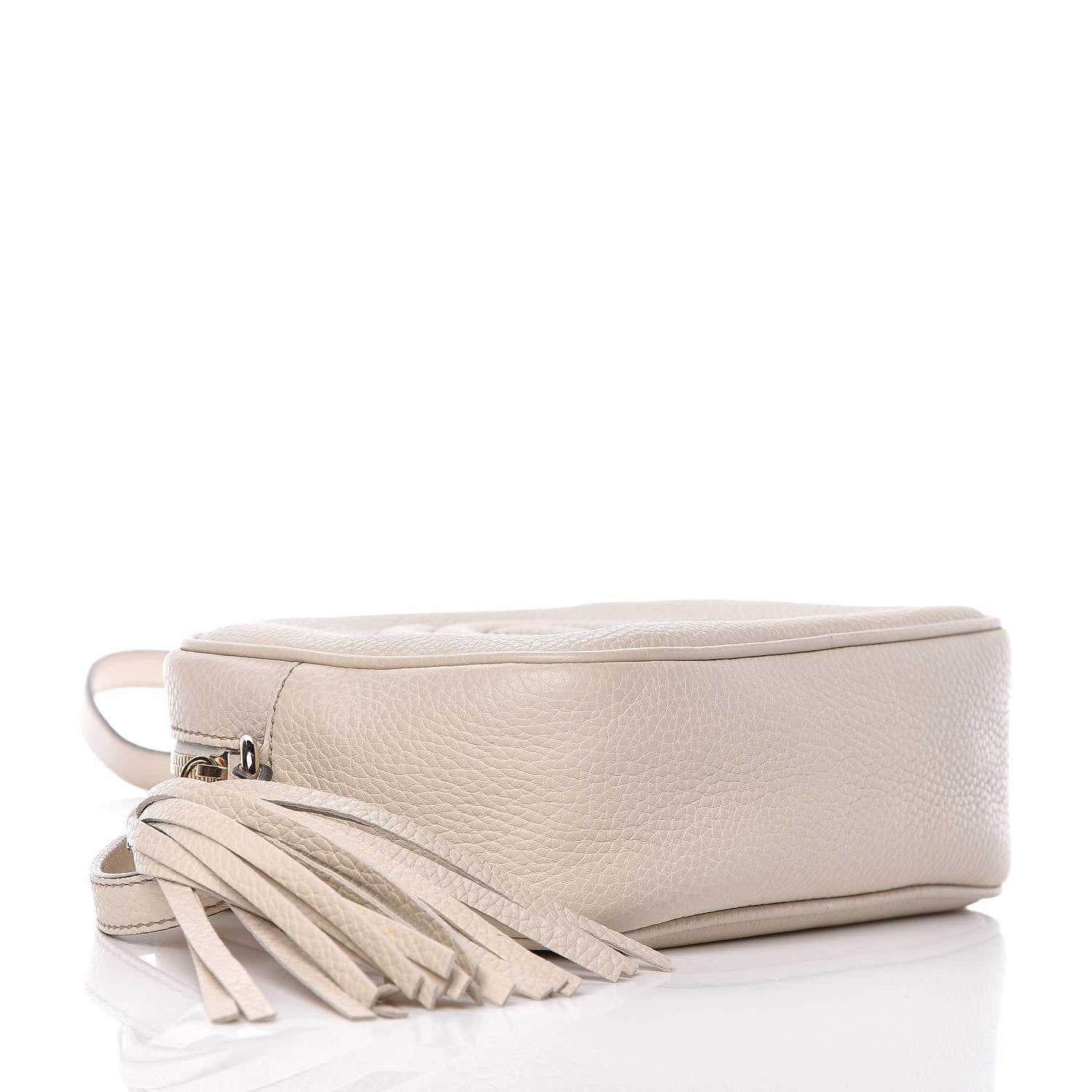 Gucci Pebbled Calfskin Small Soho Disco Bag Off White 4 of 10