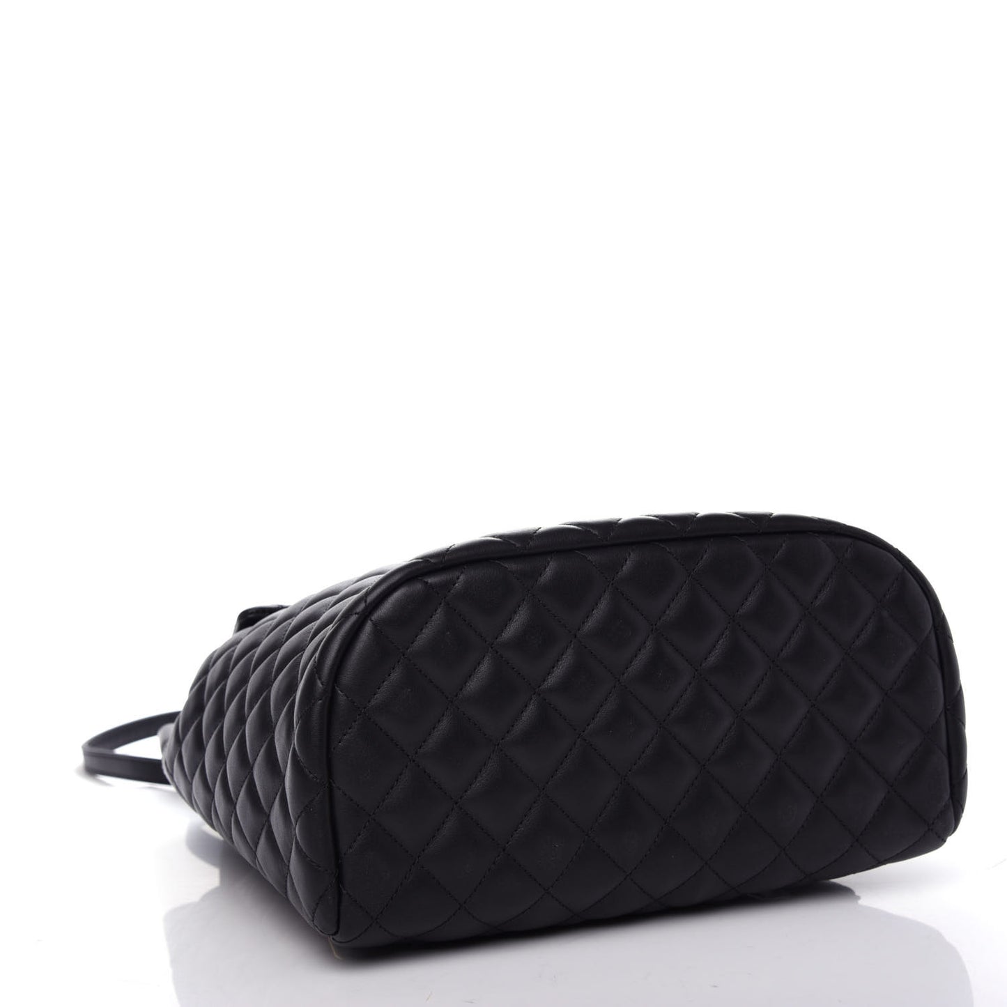 Calfskin Quilted Large Urban Spirit Backpack Black