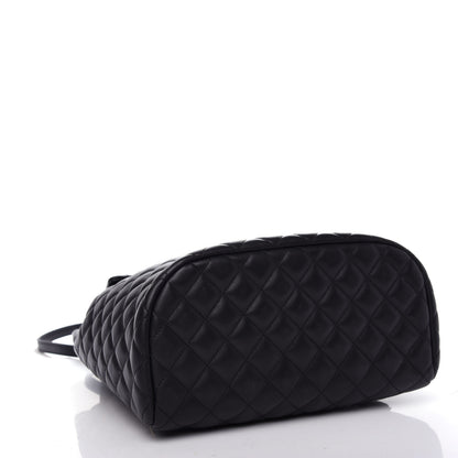 Chanel Calfskin Quilted Large Urban Spirit Backpack Black 3 of 9