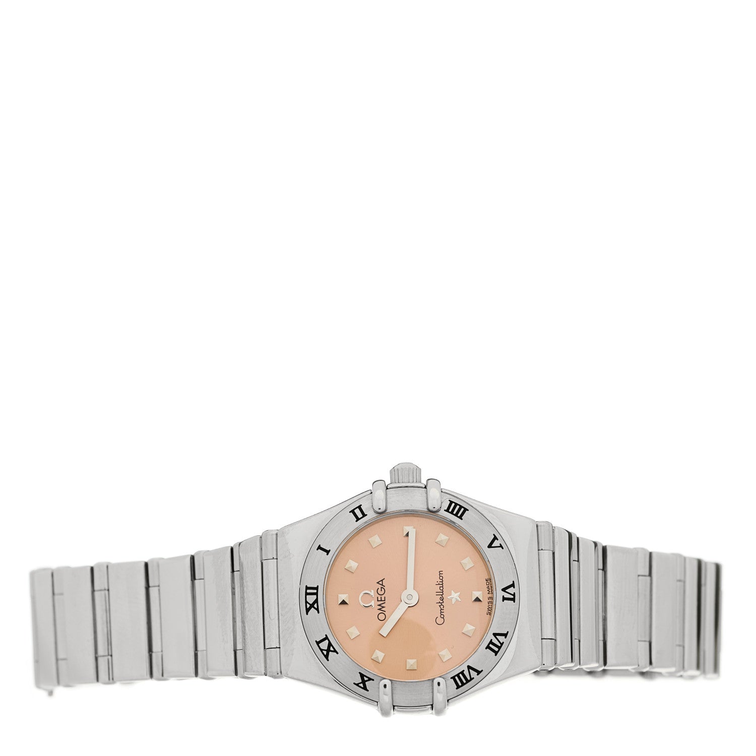 Omega Stainless Steel 22mm Constellation My Choice Quartz Watch Pink 1561.61.00 2 of 4