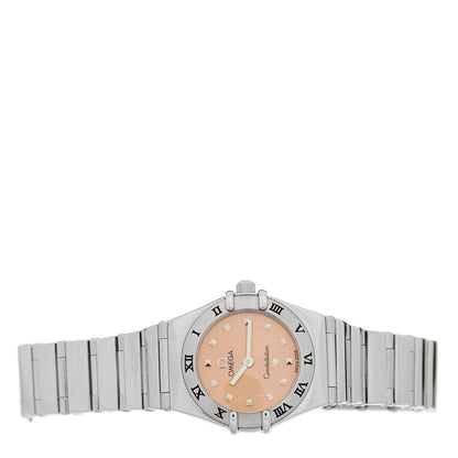 Omega Stainless Steel 22mm Constellation My Choice Quartz Watch Pink 1561.61.00 2 of 4