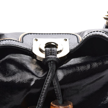 Gucci Coated Canvas Medium Indy Top Handle Hobo Black 11 of 12