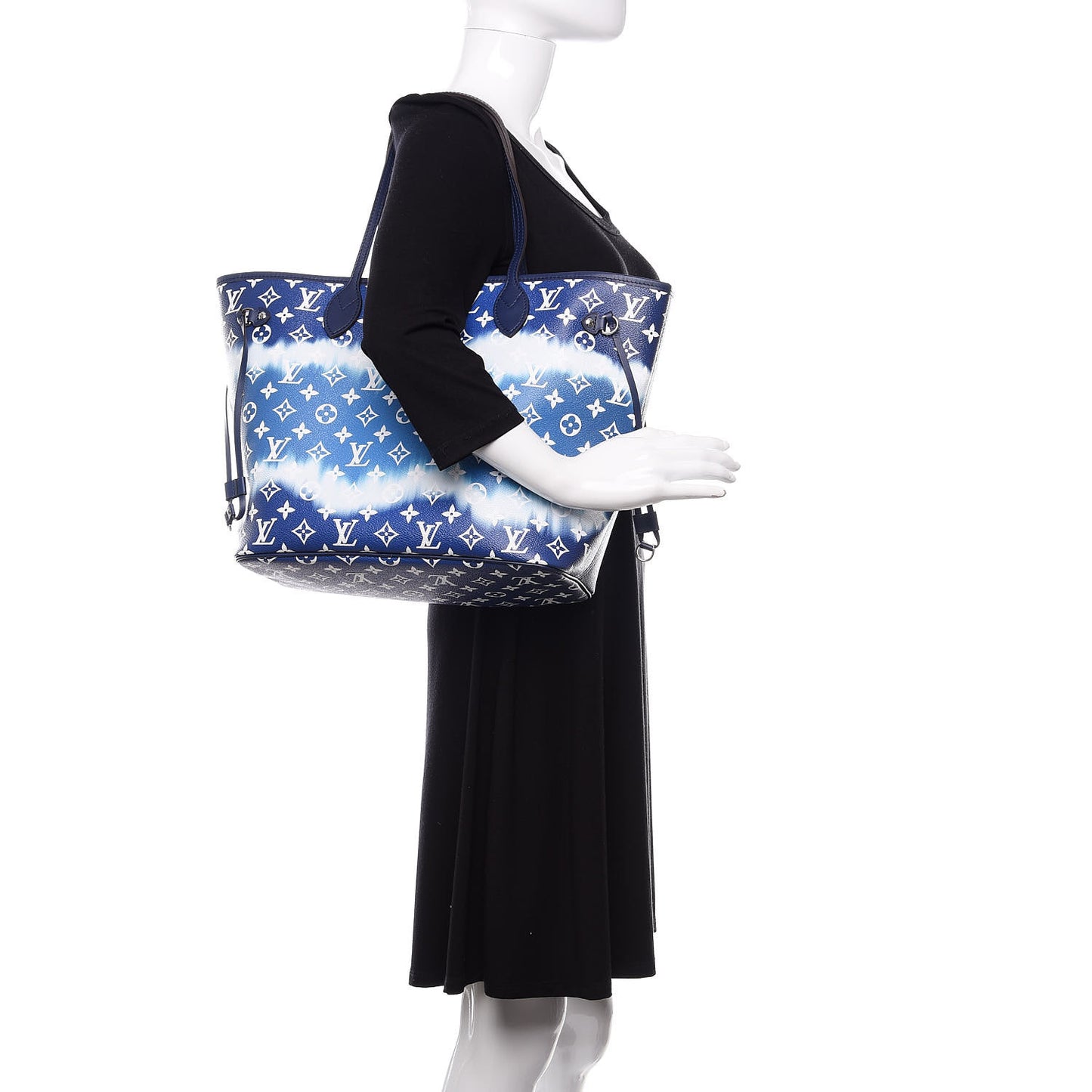 Monogram Escale Neverfull MM Blue