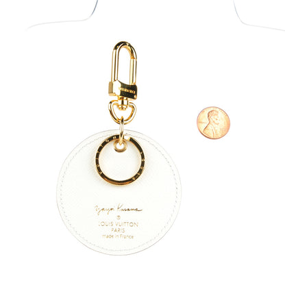 Louis Vuitton Monogram Kusama Town Key Ring White 2 of 6