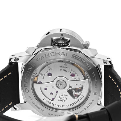 Panerai Stainless Steel Calfskin 44mm Luminor Marina 1950 Automatic Watch Black PAM01359 4 of 5