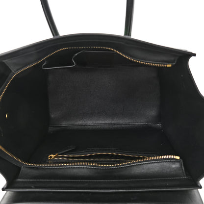 Celine Smooth Calfskin Mini Bi-Color Luggage Grass 5 of 11