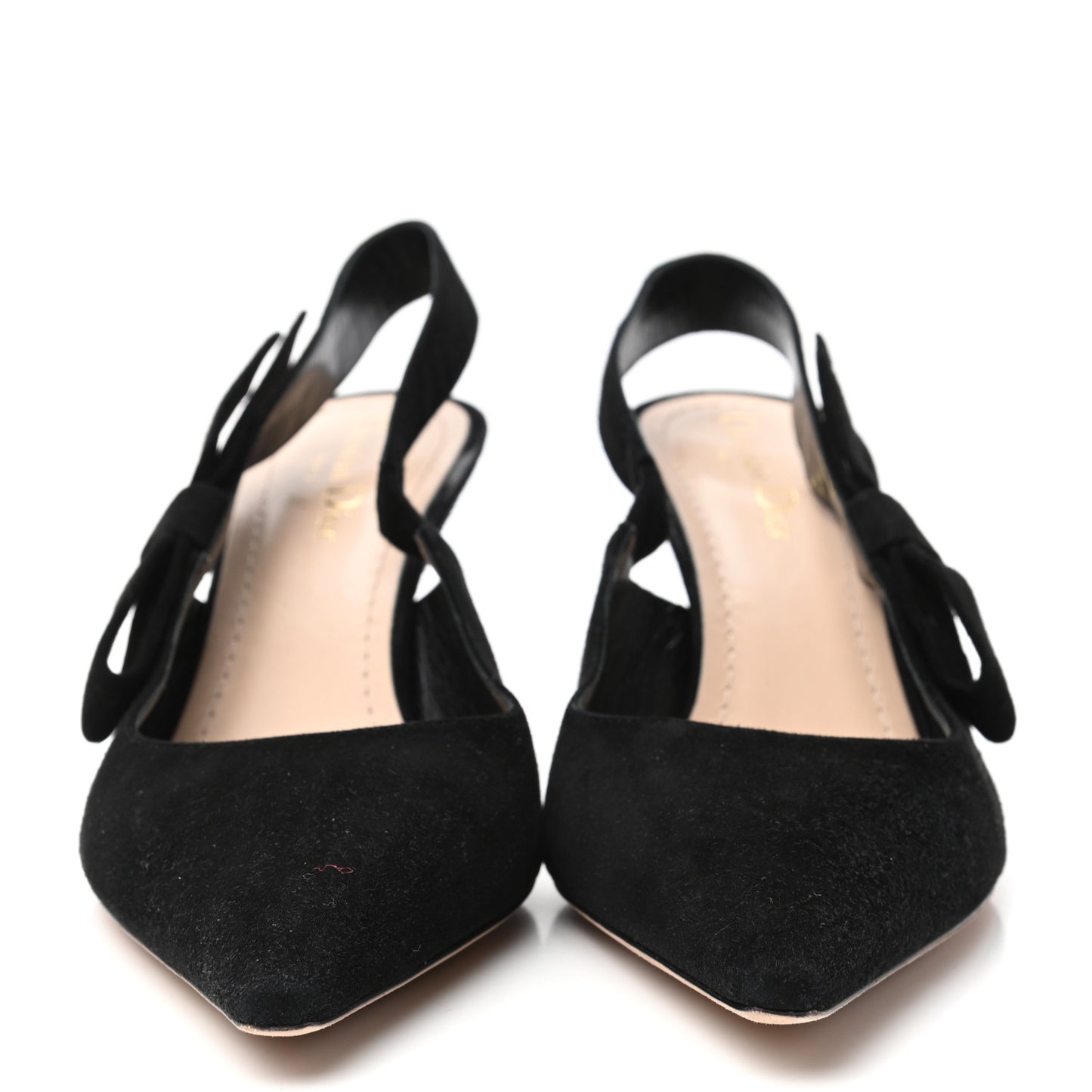 Velvet Slingback Pumps 40 Black