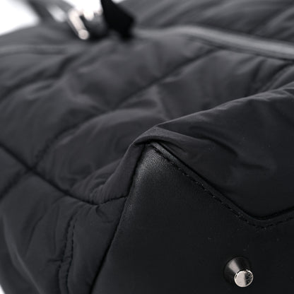 Burberry Nylon House Check Quilted Abbey Diaper Bag Black 9 of 14