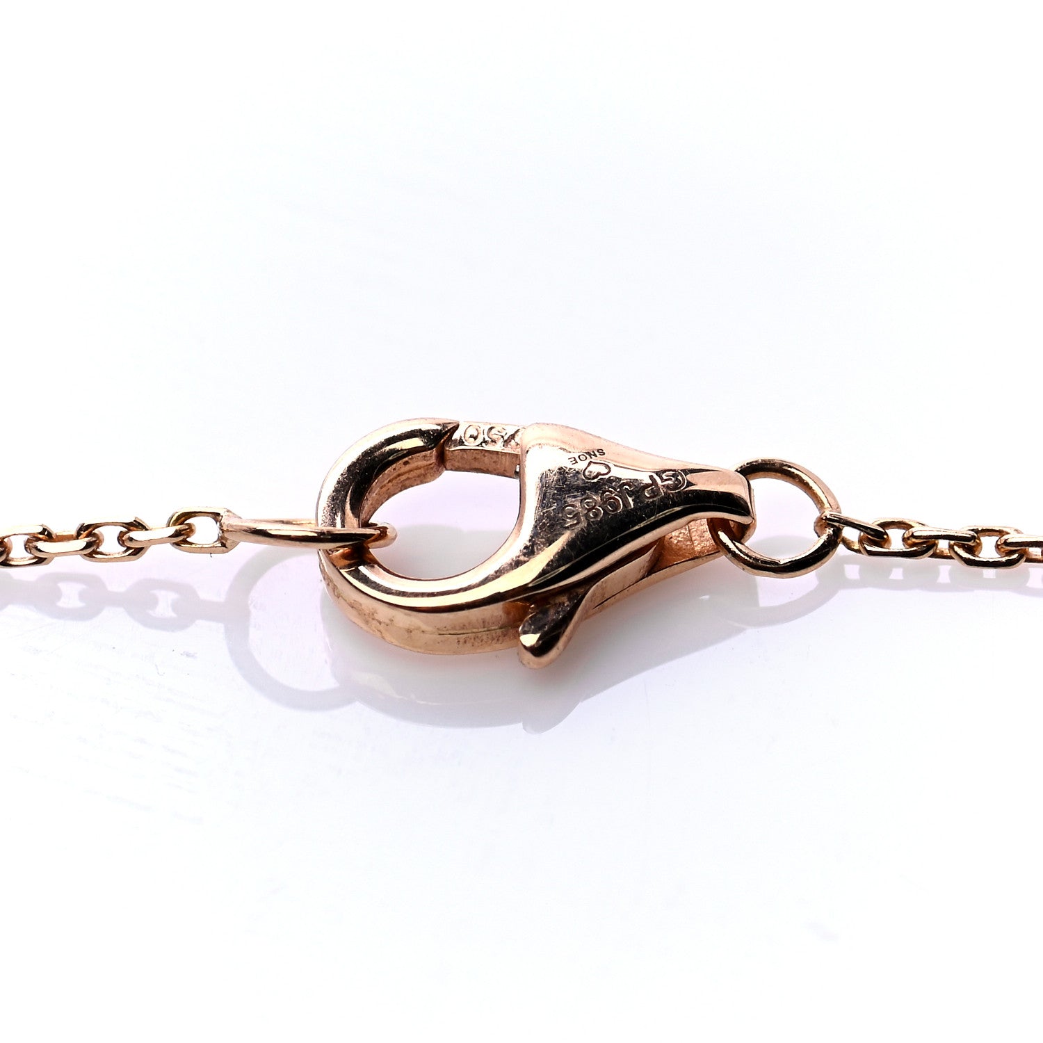 Cartier 18K Pink Yellow White Gold Diamond Trinity Pendant Necklace 5 of 5