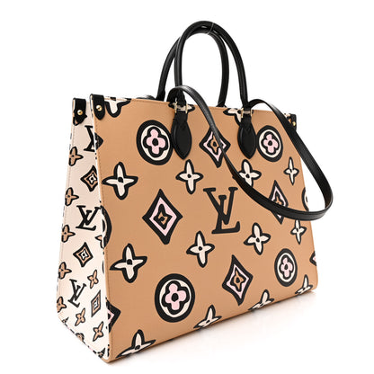Louis Vuitton Monogram Giant Wild At Heart Onthego GM Arizona 3 of 9
