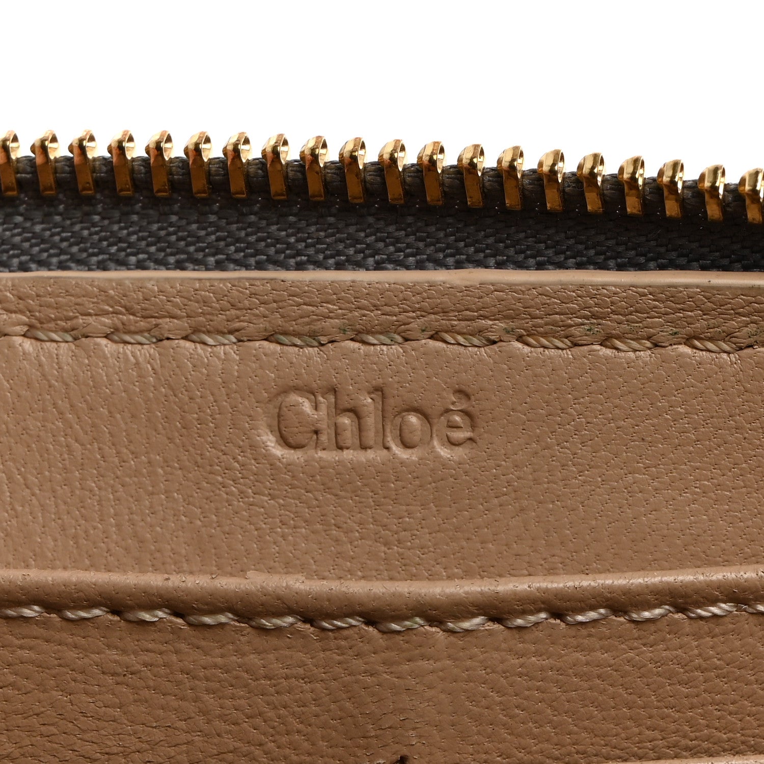 Chloe Calfskin Marcie Long Zip Around Wallet Cashmere Grey 6 of 9