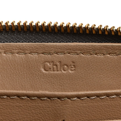 Chloe Calfskin Marcie Long Zip Around Wallet Cashmere Grey 6 of 9