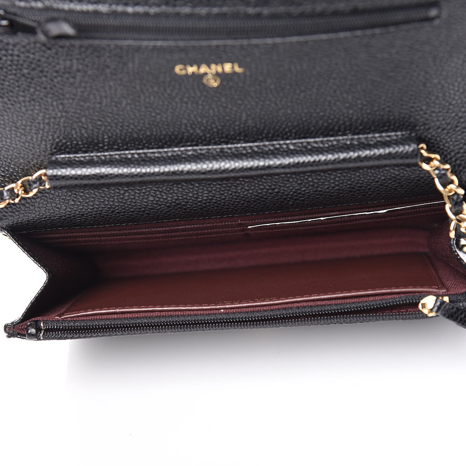 Chanel Caviar Quilted Wallet On Chain WOC Black 5 of 11
