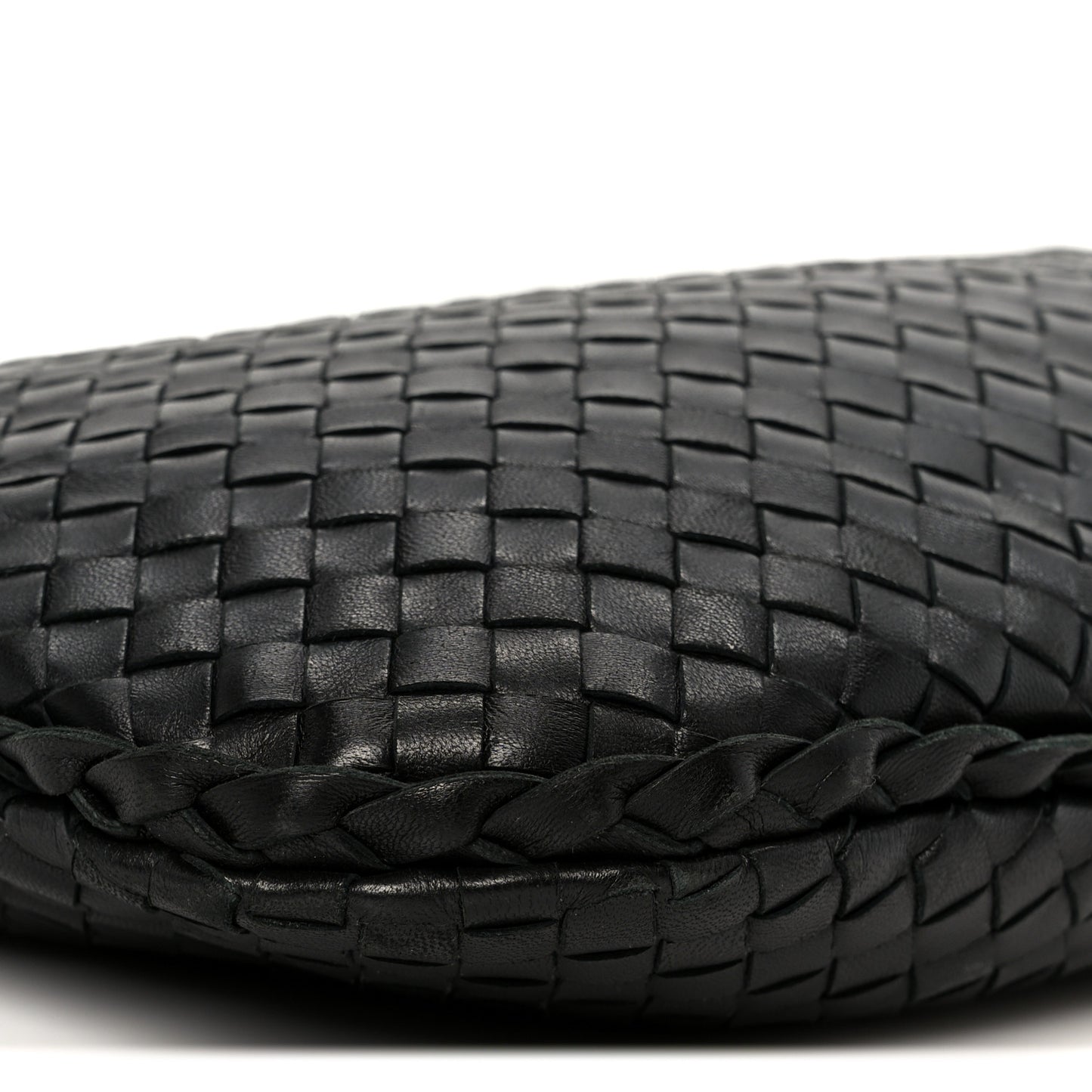 Nappa Intrecciato Medium Veneta Hobo Black