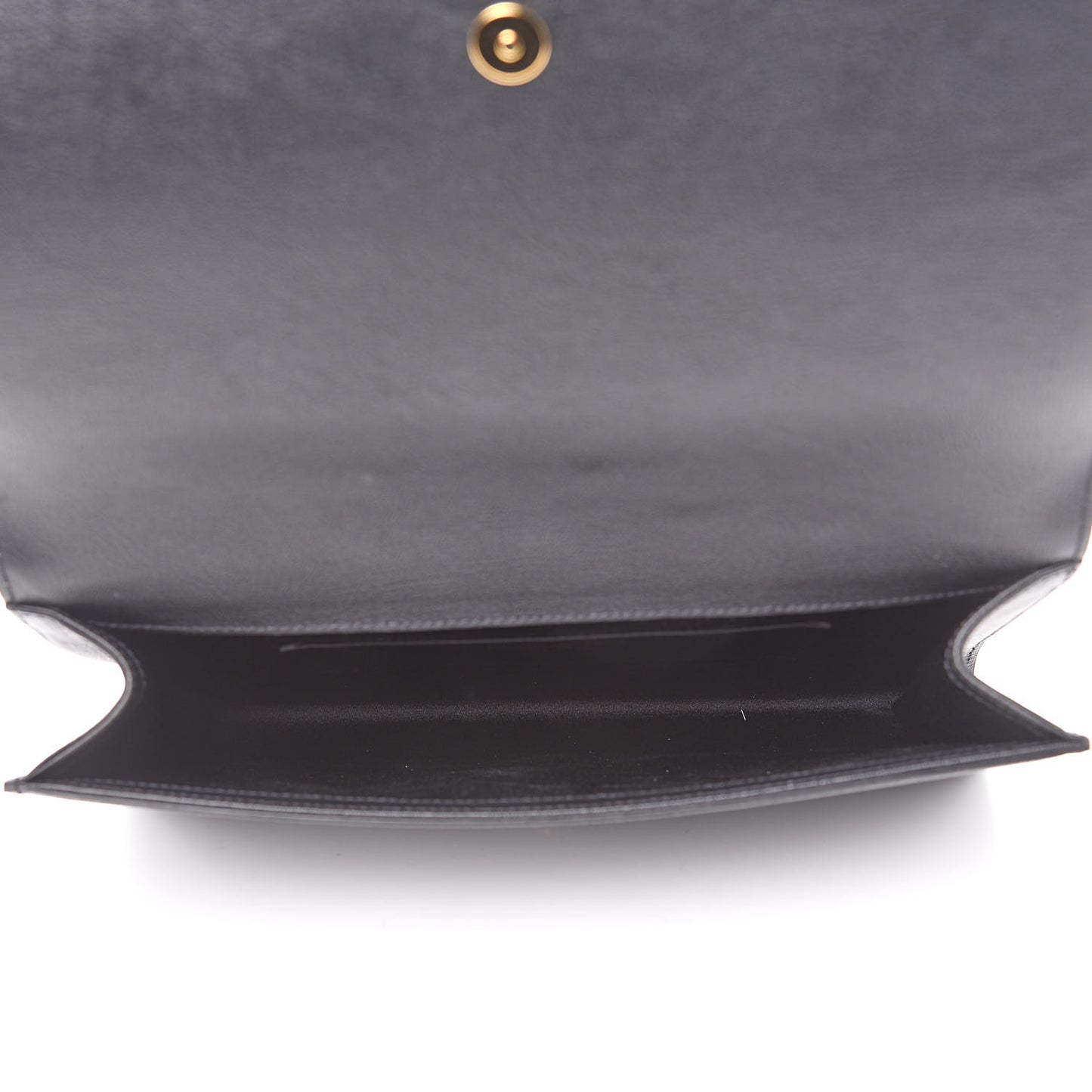 Goatskin Large Belle De Jour Clutch Black