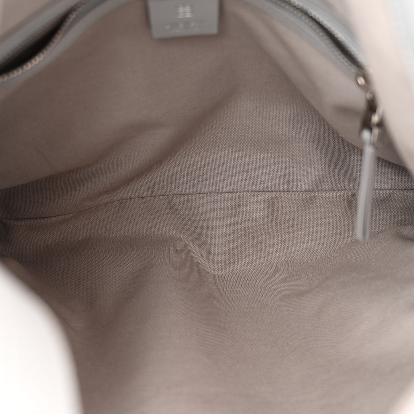 Calfskin Medium Voyou Bag Light Grey