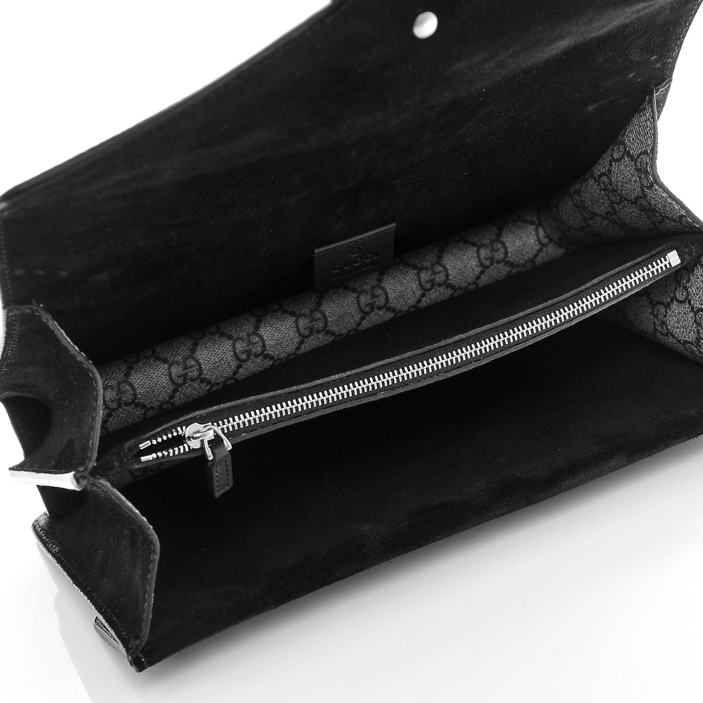 GG Supreme Monogram Small Dionysus Shoulder Bag Black