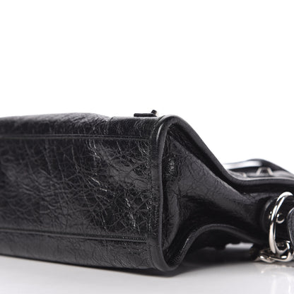 Balenciaga Agneau Classic Silver Hardware Mini City Black 7 of 9