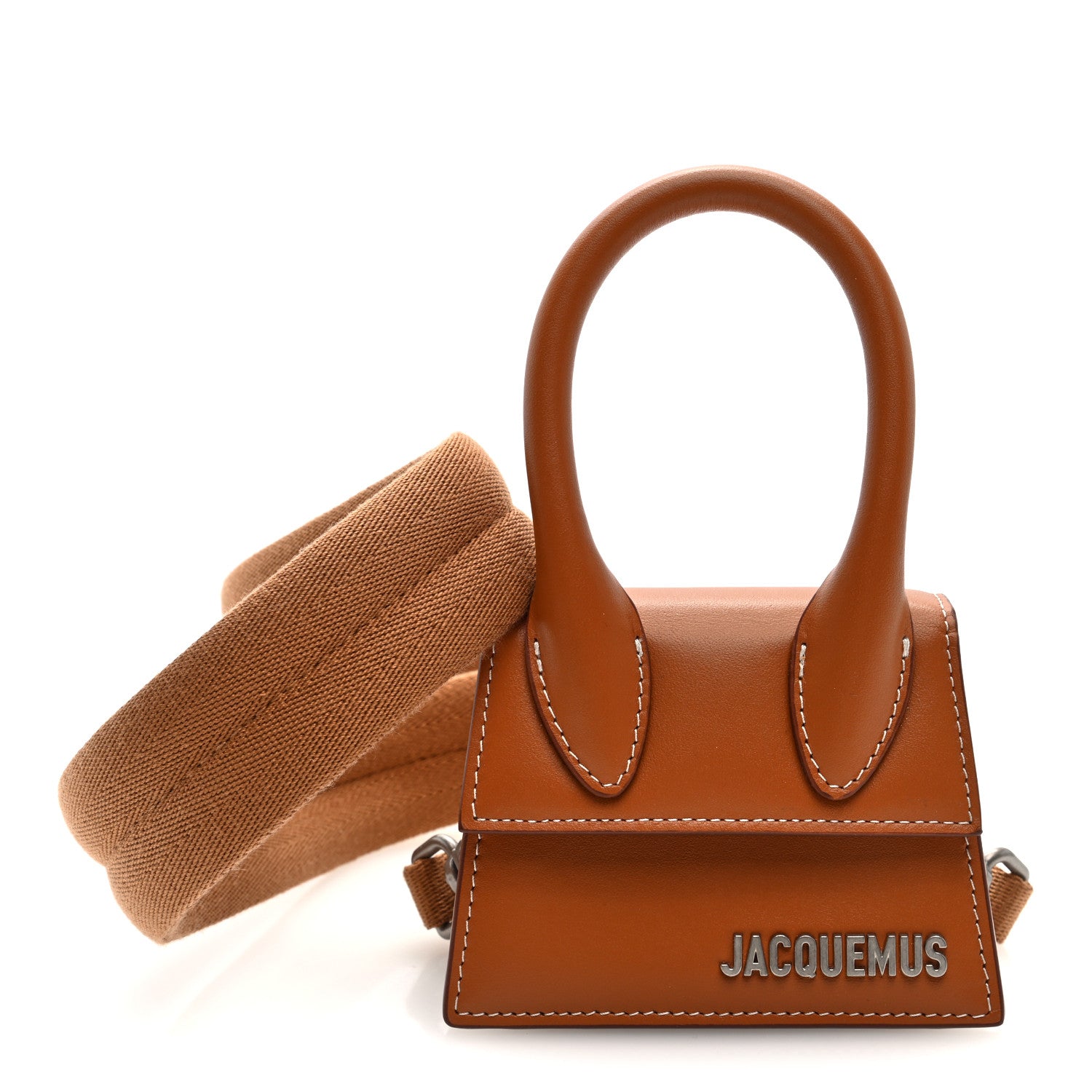 Jacquemus Smooth Calfskin Le Chiquito Homme Light Brown 1 of 9