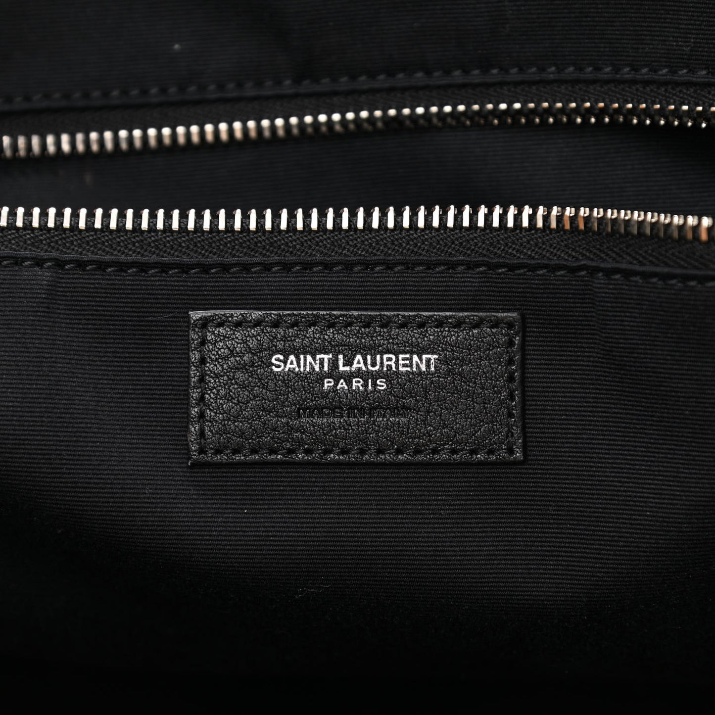Raffia Linen Calfskin Rive Gauche Tote Black