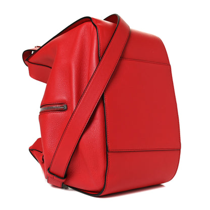 Loewe Grained Calfskin Small Hammock Shoulder Bag Scarlet Red 4 of 11