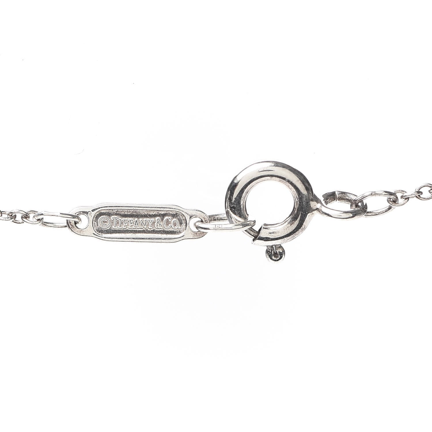 Tiffany Sterling Silver Prasiolite Sparklers Pendant Necklace 5 of 5