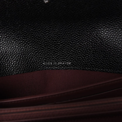 Chanel Caviar Quilted Large Flap Wallet Black 7 of 8