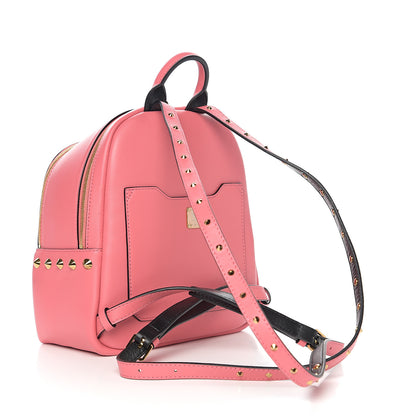 MCM Calfskin Mini Duchess Polke Studs Backpack Pink 2 of 9