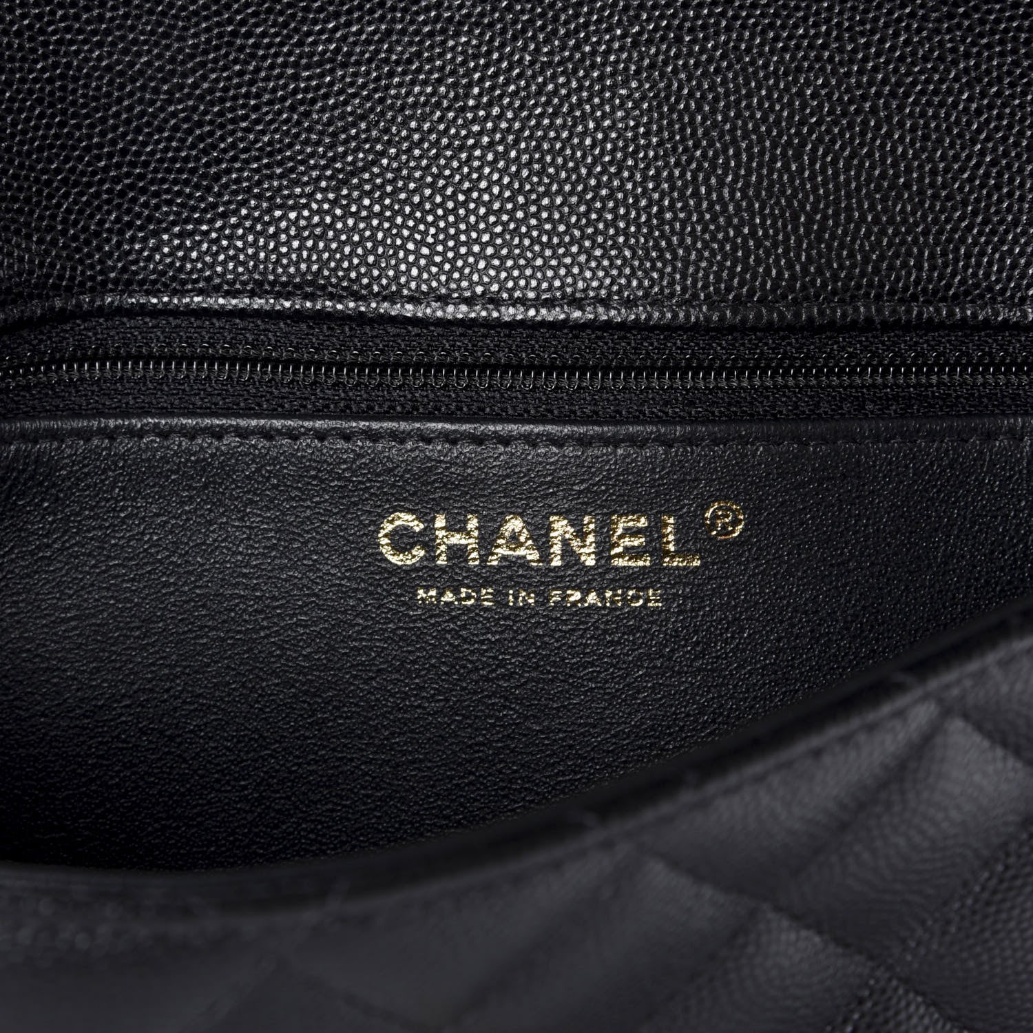 Chanel Caviar Quilted Flap Clutch Black 5 of 8