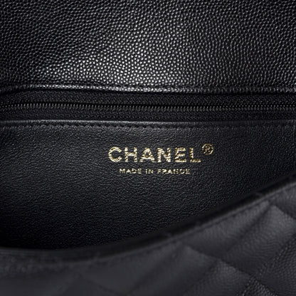 Chanel Caviar Quilted Flap Clutch Black 5 of 8