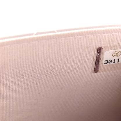 Chanel Lambskin Quilted Trendy CC Wallet On Chain WOC Lilac 8 of 14