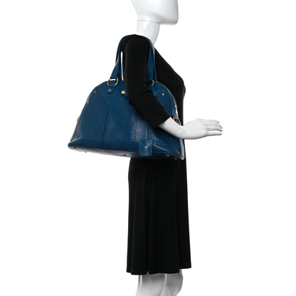 Saint Laurent Calfskin Large Muse Turquoise 2 of 15