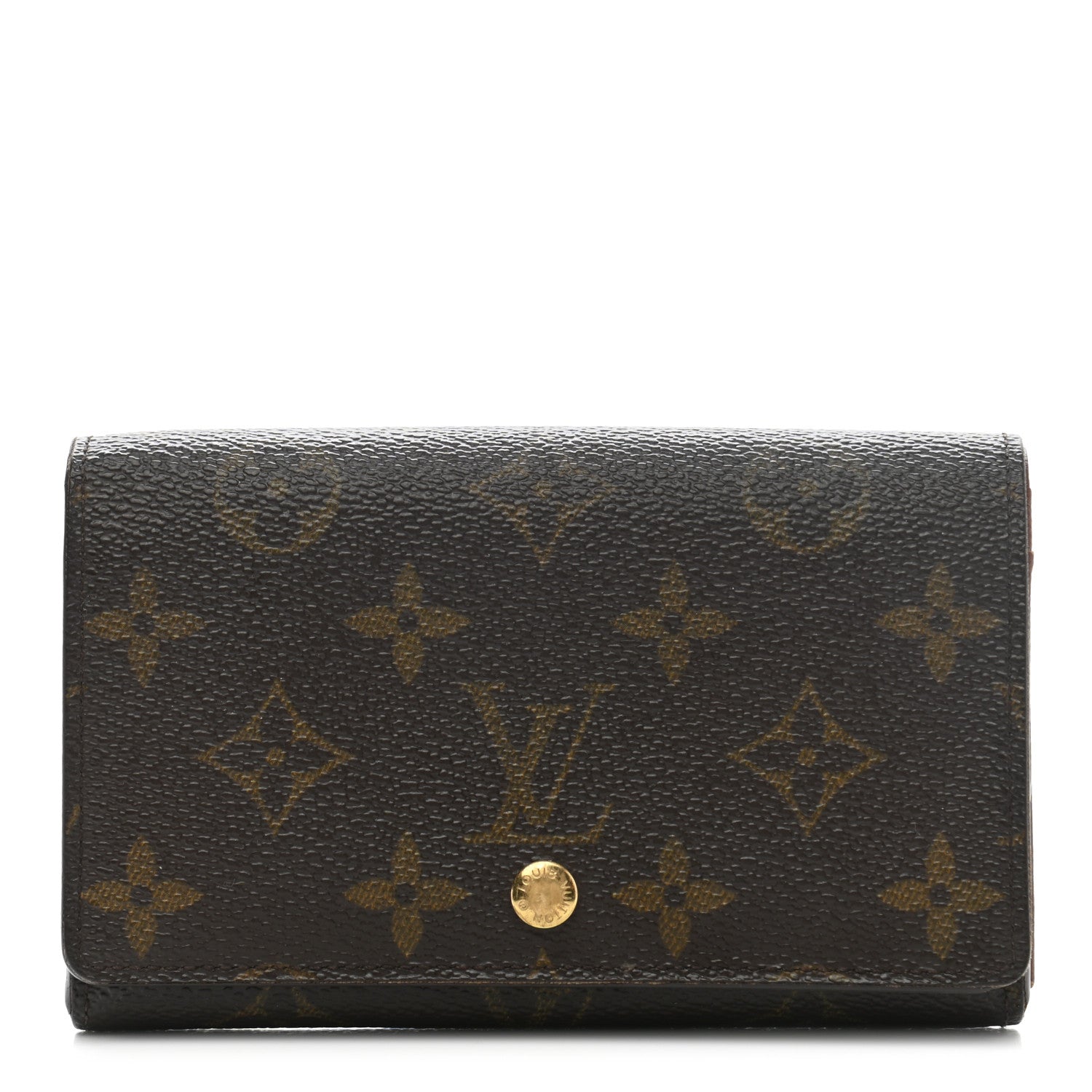 Louis Vuitton Monogram Porte-Monnaie Tresor Wallet 1 of 12