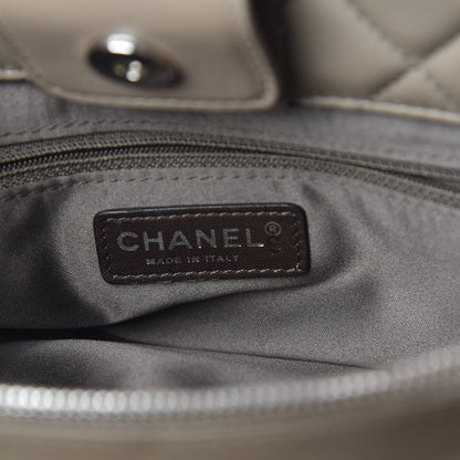 Chanel Lambskin Quilted Large 7 Tote Taupe 7 of 13