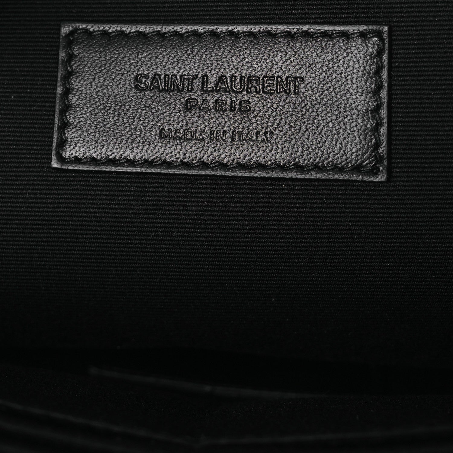 Saint Laurent Matte Grain De Poudre Zipped Document Holder Dark Kaki Face 7 of 9