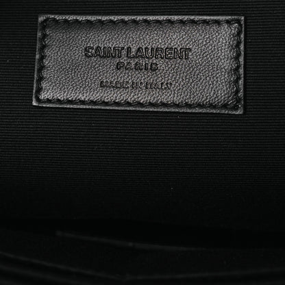 Saint Laurent Matte Grain De Poudre Zipped Document Holder Dark Kaki Face 7 of 9