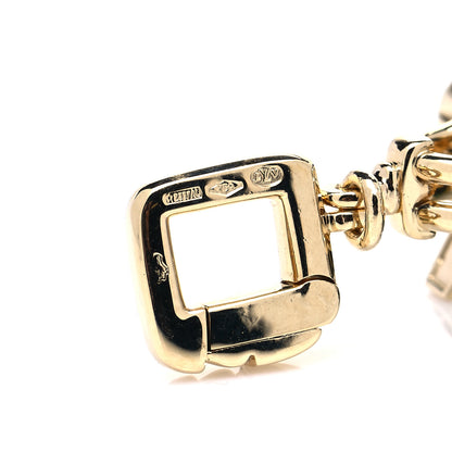 Louis Vuitton 18K Yellow Gold Green Glass Keepall Charm 5 of 5