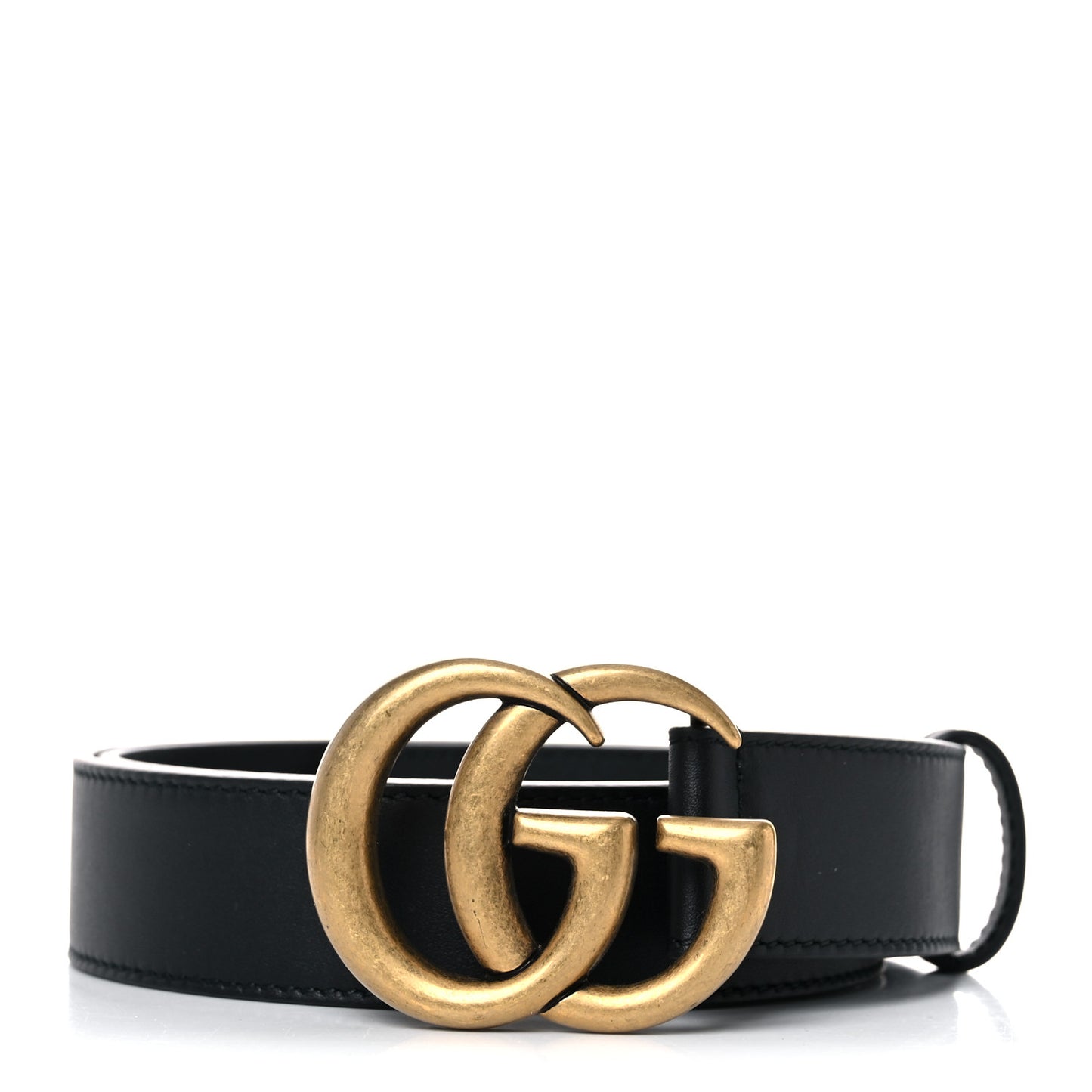 Calfskin Double G 30mm Belt 80 32 Black