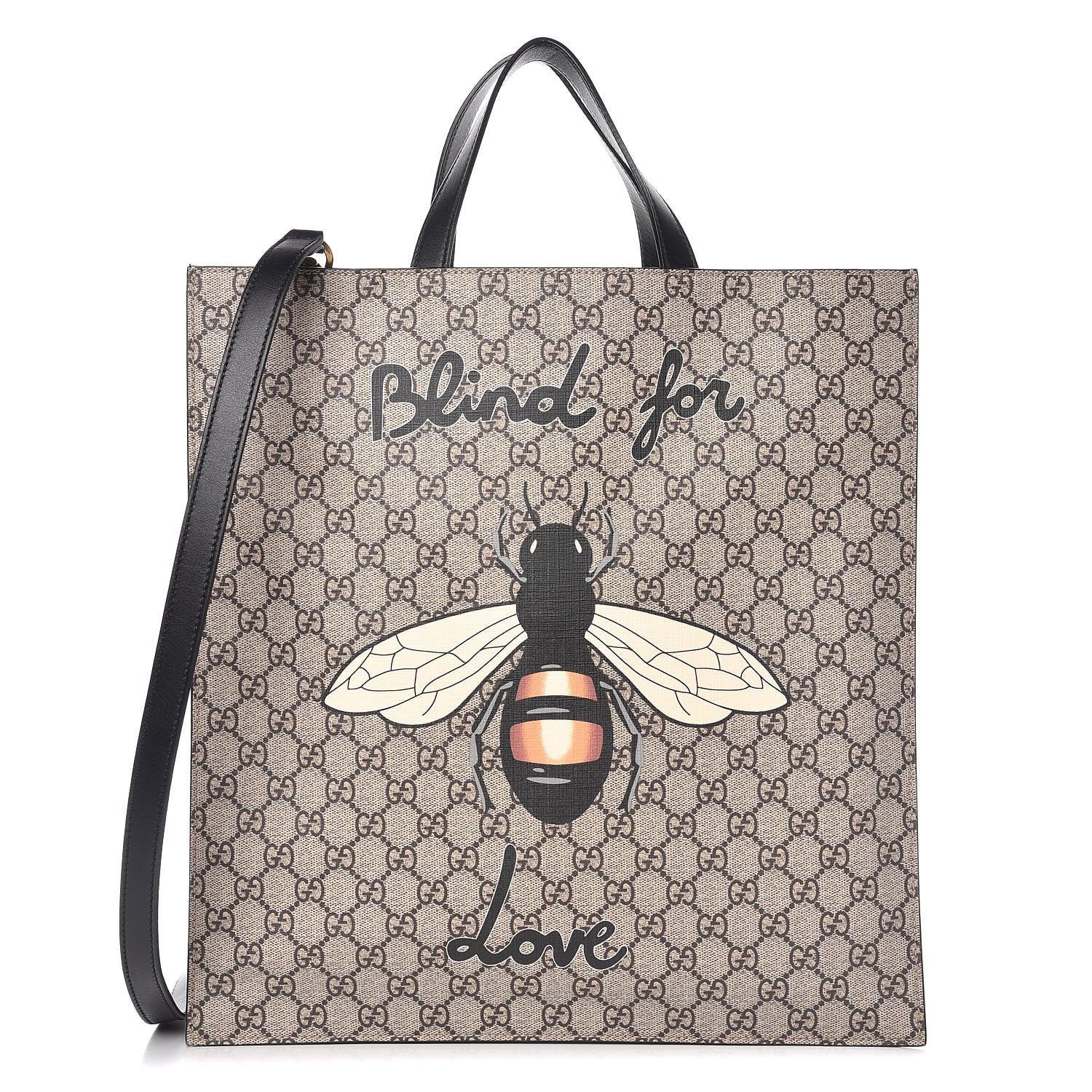 Gucci GG Supreme Monogram Blind for Love Vertical Tote 1 of 9