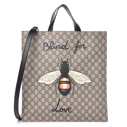 Gucci GG Supreme Monogram Blind for Love Vertical Tote 1 of 9