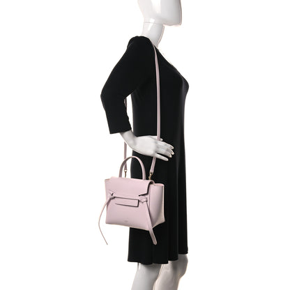 Celine Grained Calfskin Nano Belt Bag Peony 2 of 15