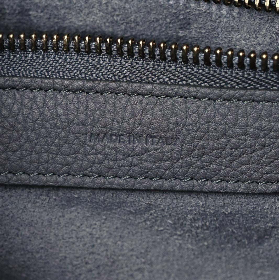 Celine Baby Drummed Calfskin Micro Luggage Kohl 7 of 11