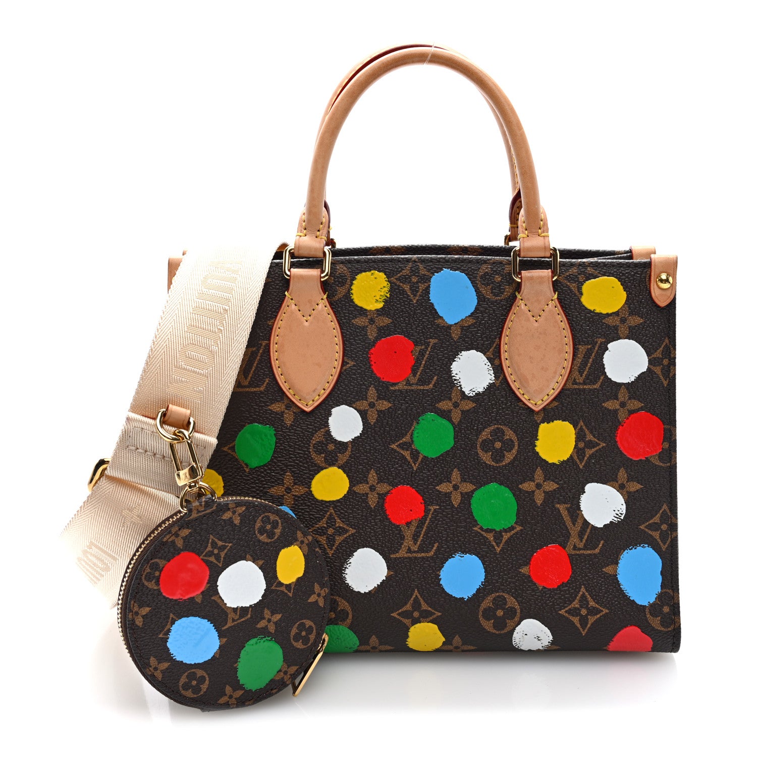 Louis Vuitton LV X YK Monogram Dots Onthego PM Multicolor 1 of 8