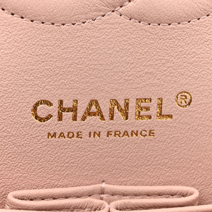 Chanel Caviar Quilted Medium Double Flap Light Pink 6 of 10